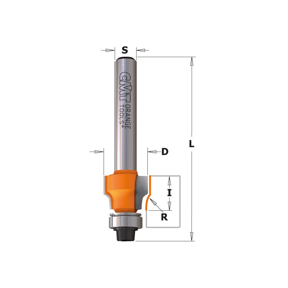 CMT Orange Tools File-Free Flush Trim Carbide Tipped Router Bits for Laminates