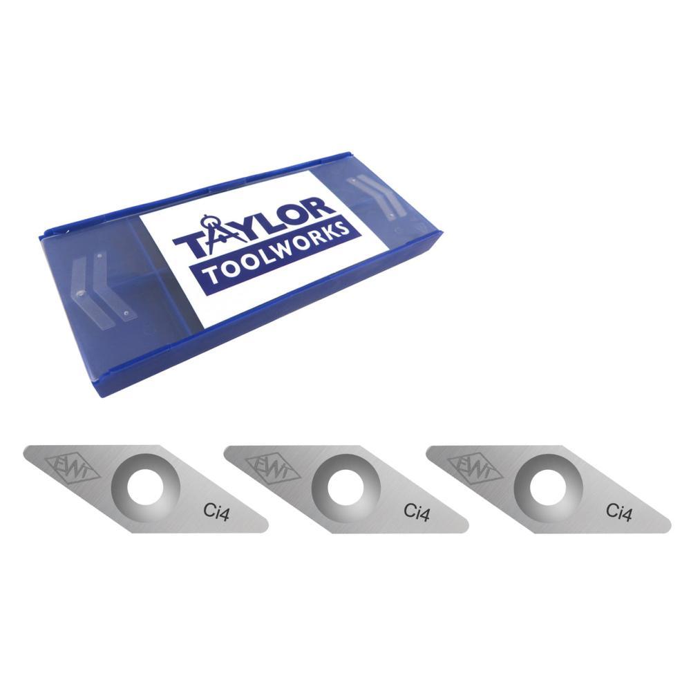 Easy Wood Tools Set of 3 Ci4 Diamond Replacement Carbide Cutters #7400