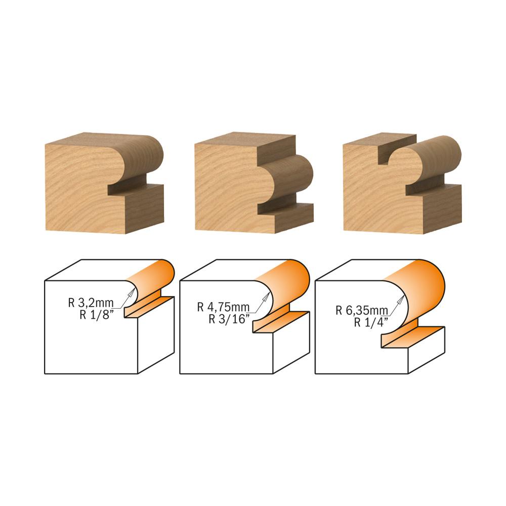 CMT Orange Tools Corner Beading Carbide Tipped Router Bits view 3