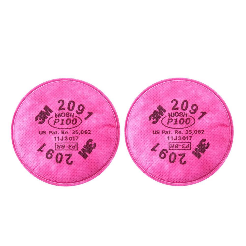3M 2-Pack Particulate Dust Filter 2091/07000