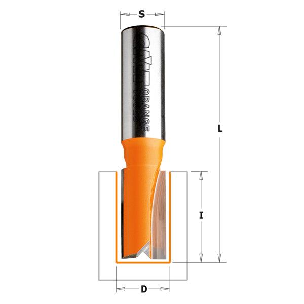 CMT Orange Tools Straight Short Series Carbide Tipped Router Bits view 2